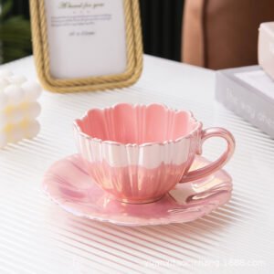 高颜值陶瓷杯子带盖带勺女生可爱水果马克杯办公室咖啡杯生日礼物